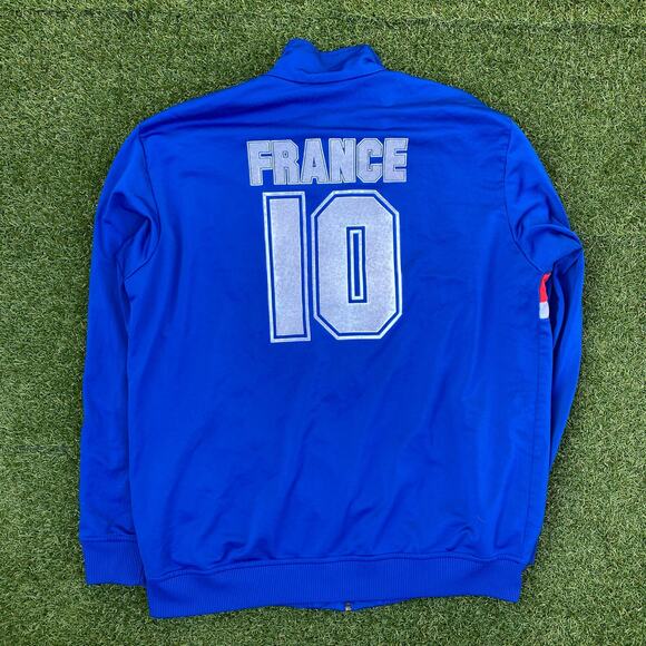 Adidas 2011 France World Cup Soccer Track Jacket - Picture 4 of 4